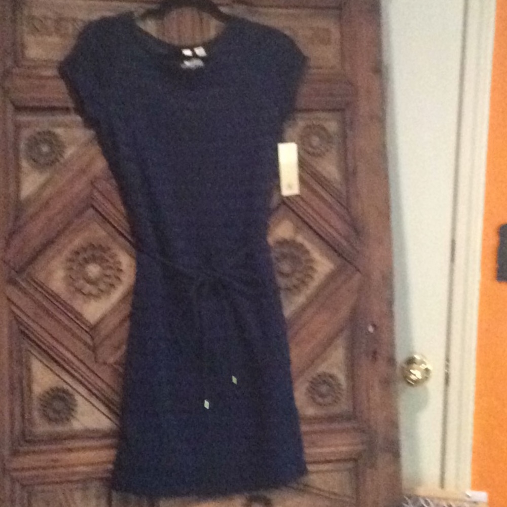 New with tags navy blue dress size small